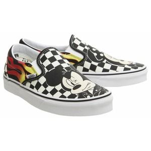 Vans X Disney 90th Anniversary Shoes - Mickey & Minnie (Classic Slip-On)